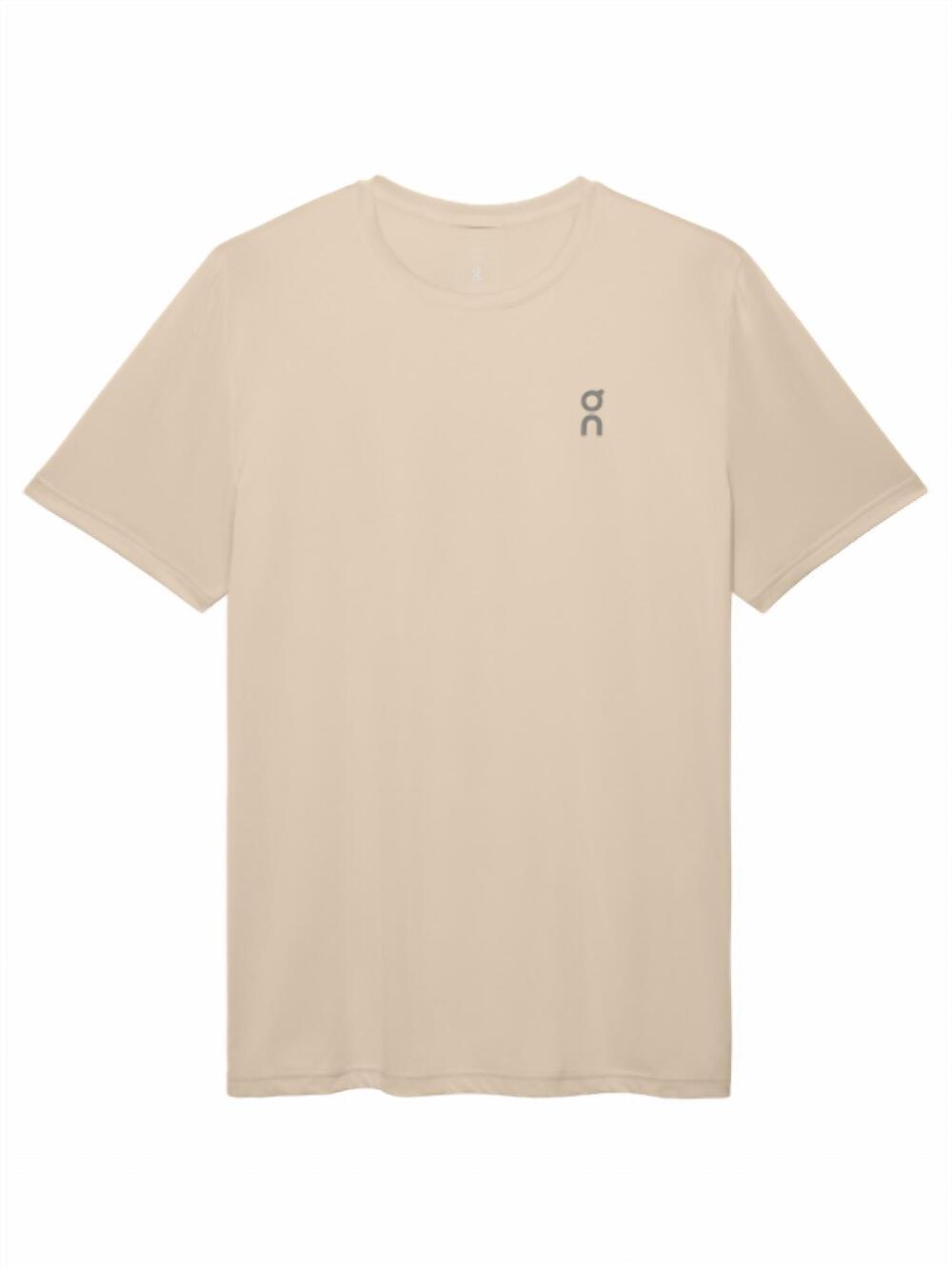 NEW ON men's core short sleeve tee in sand